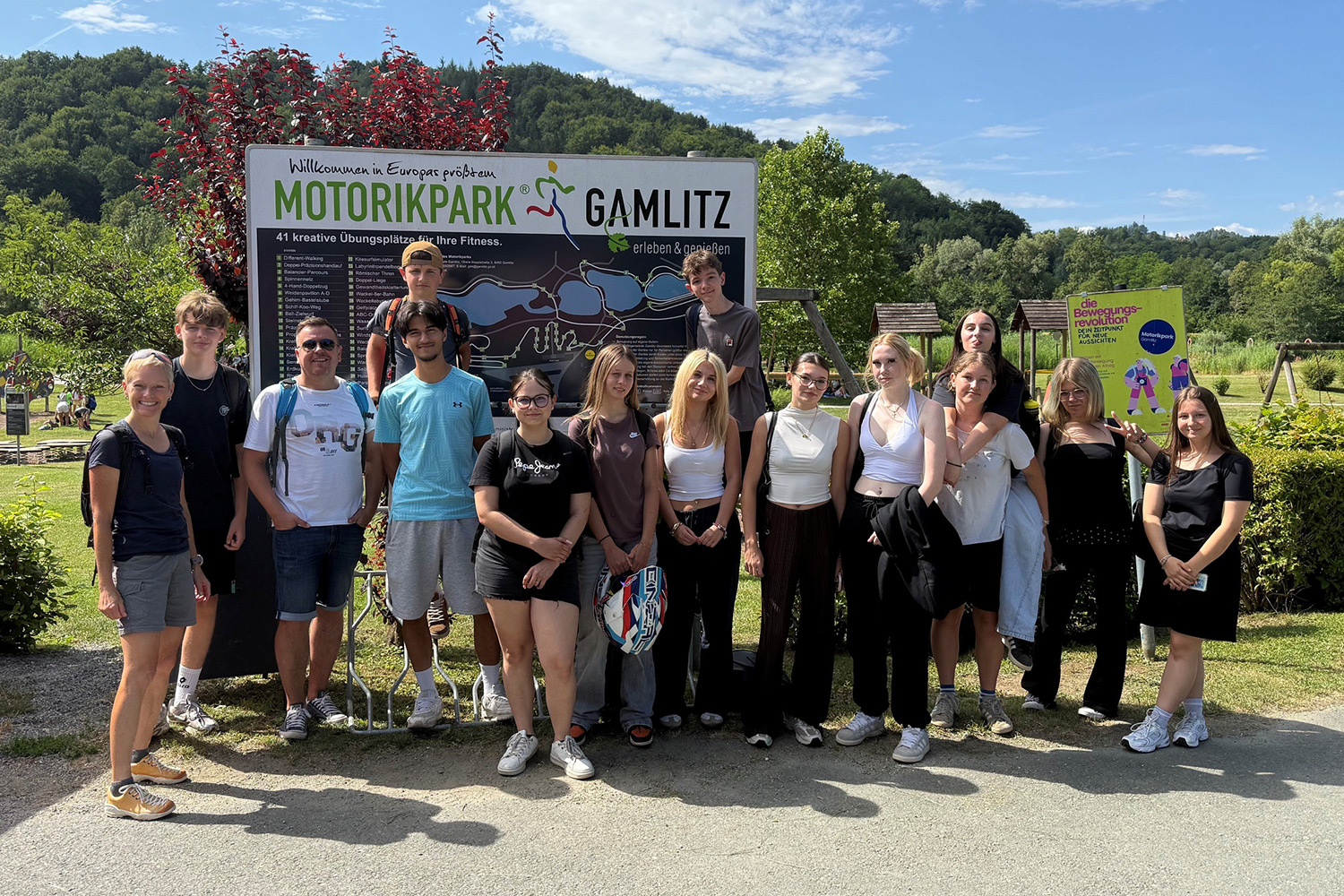 Ausflug der 1AJ der HAK Leibnitz zum Motorikpark in Gamlitz